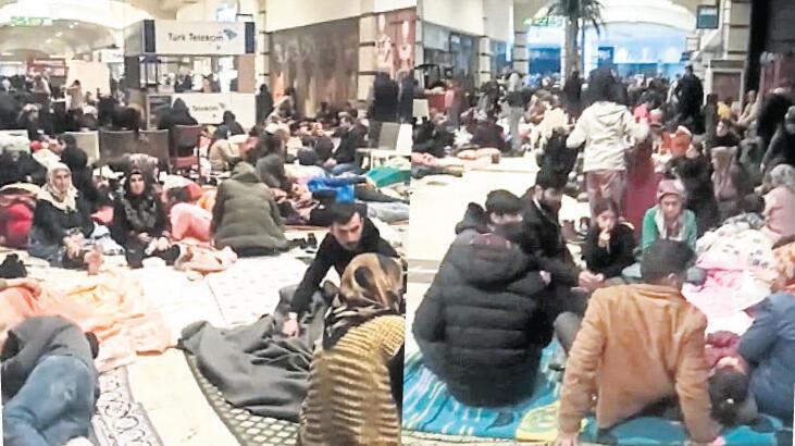 AVM’ler depremzedelere açıldı