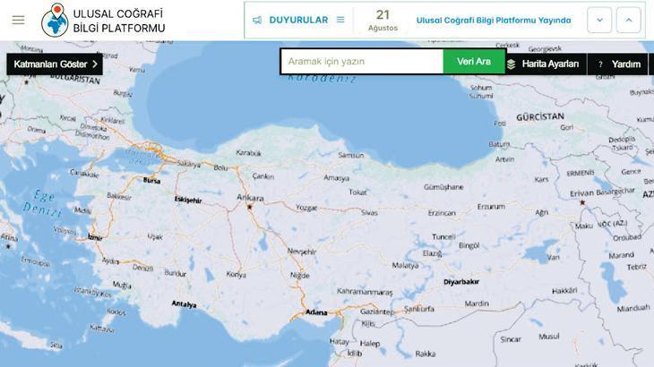 Sığınaklar ve fay hatları da bu haritada